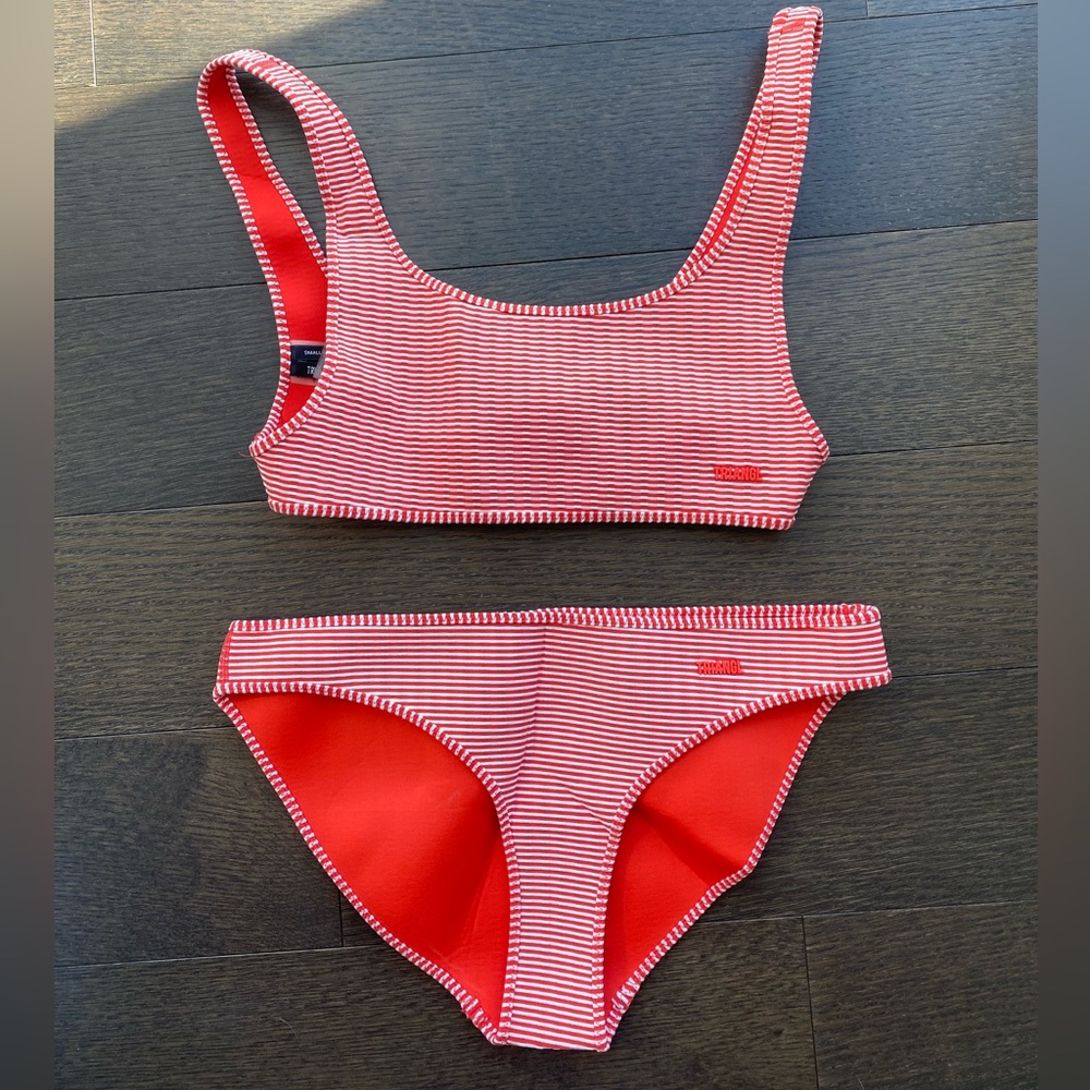 Triangl Red Stripe Bikini